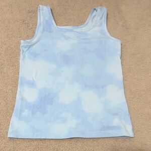 Old Navy girls Sky Blue Fitted Tank size 10/12